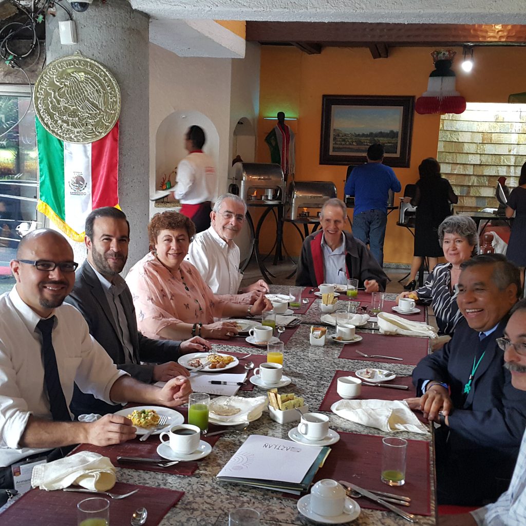 Desayuno de arranque con la presencia de altos mandos del ININ, del IIE, de la CNLV y de la CNSNS.