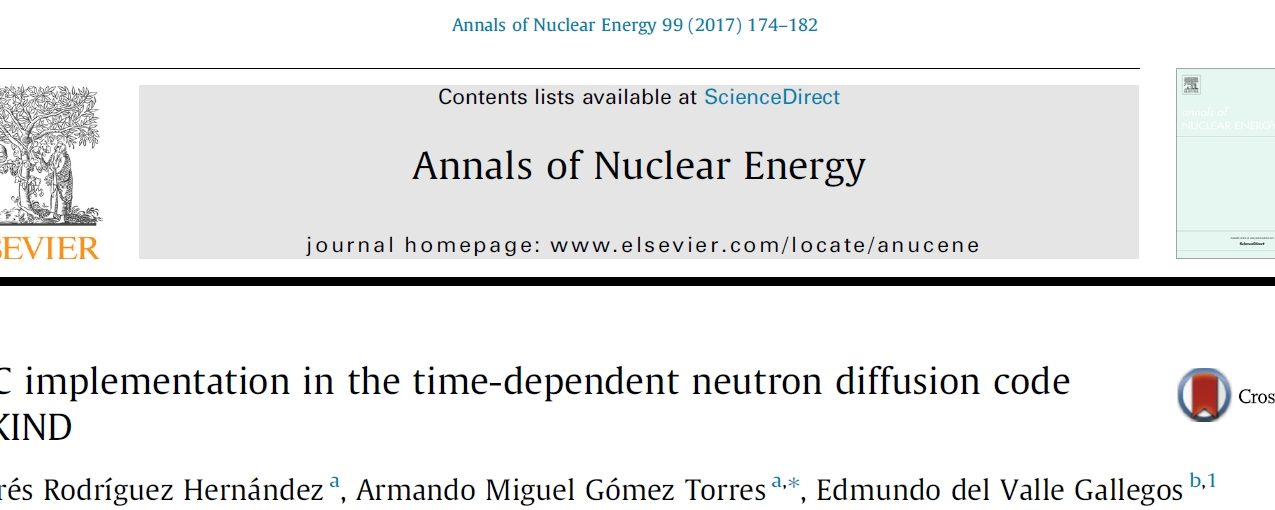 HPC implementation in the time-dependent neutron diffusion code AZKIND