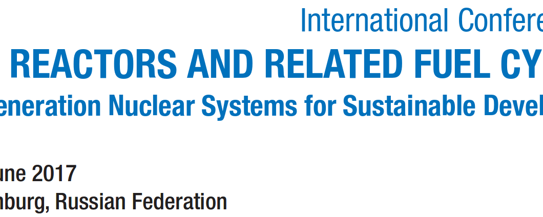 AZTLAN en la “International Conference on Fast Reactors and Related Fuel Cycles 2017”